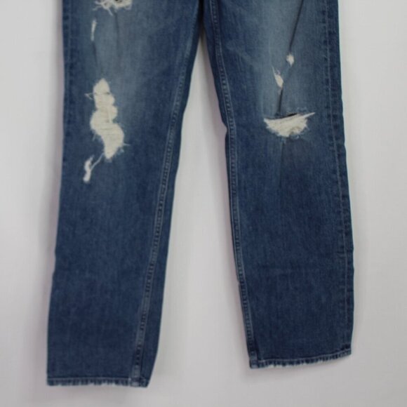 Mother Denim High Waisted Study Hover
Straight Leg Jeans Distressed Size 27 - Picture 7 of 15